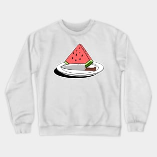 Watermelon is Vegan Crewneck Sweatshirt